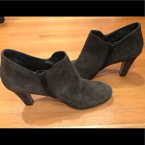 Paul Green grey suede ankle boots